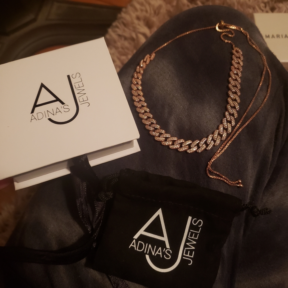 Adina's Chain Link Choker Necklace